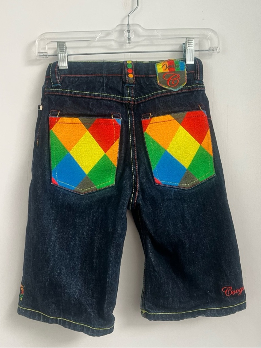 Vintage 90s Y2K Coogi Kids Denim Shorts Jorts
Size 7 YO RARE